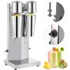 Milkshake Maker Kit, Stainless Steel Electric Milkshake Maker, 180W Milkshake Machine, Double Head Classic Milkshake Maker with 800ml Cup, Silver Milk