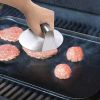 1pc, Handheld Burger Press, Stainless Steel Hamburger Press, Manual Meat Press, Steak Press, Grilling Meat Press, Dumpling Skin Pressing Tool, Round K