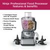 Professional Food Processor, 850 Watts, 9-Cup Capacity, Auto-iQ Preset Programs, BN600