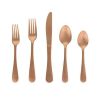 Better Homes & Gardens Alder 20 Piece Flatware Set - Rose Gold Matte Finish