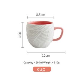 Cartoon Sweater Rabbit Embossed Ceramic Water Cup Kettle Cute Ins Style Teapot Tea Set (Option: Rabbit Water Cup)