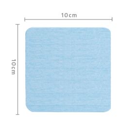 Diatomite Coaster Cup Bathroom Soap Box Hydrophilic Pad (Option: Blue 10x10cm)