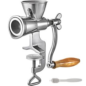 Home Or Commercial Manual Grain Mill Stainless Steel Manual Coffee Grinder And Can Opener Manual Jar Lid Gripper Tools (Type: Food Mills, Color: Stainless Steel)