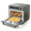 VEVOR Air Fryer Toaster Oven, Convection Oven, 1700W Stainless Steel Toaster Ovens Countertop Combo with Grill, Pizza Pan, Gloves, Slices Toast, Pizza