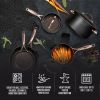 Non-Stick Pots and Pans 12-Piece Cookware Set