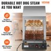 VEVOR 2-Tier Commercial Food Warmer Countertop Pizza Cabinet with Water Tray